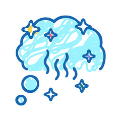 memories and nostalgia icon doodle illustration