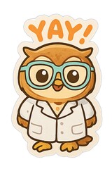 Adorable Kawaii Owl Sticker Set for Your Cute Creations!