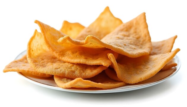 Traditional spanish tapas set on white background