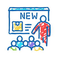 greeting mobile message icon doodle illustration