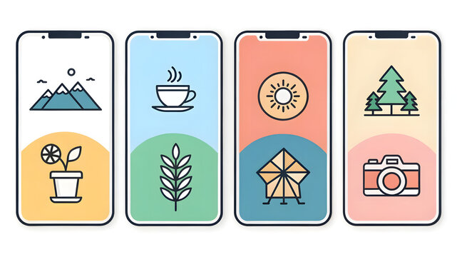 Instagram templates minimal story highlights ico