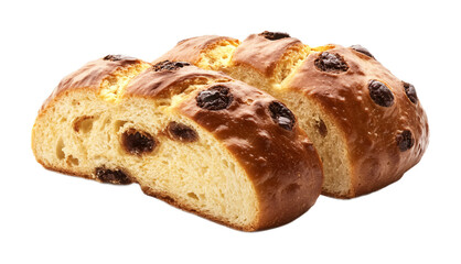 St. Anthony's Bread for Christian Blessings and Offerings - Isolated on White Background