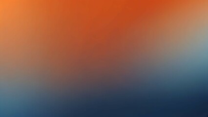 Obraz premium Modern gradient background in burnt orange and steel blue colors, smooth transition with light texture, bold and contemporary mood.