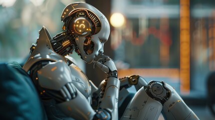 Digital dashboard showing blockchain metrics and AI data processing concept