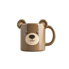 Adorable Brown Bear Mug - Children's Cartoon Character Coffee Cup