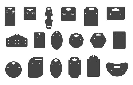 Earring display card svg, Earring card silhouette, Earring display card silhouette, Earring card svg.
