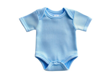 Adorable baby boy s light blue bodysuit soft textured cotton perfect newborn outfit simple design