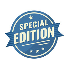 Obraz premium Special Edition – blue vintage sticker, retro badge – vector illustration