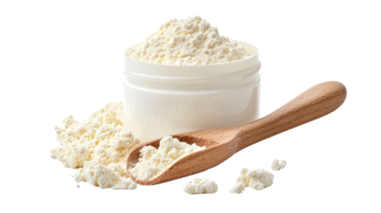 Bovine Colostrum Powder with Wooden Spoon and W