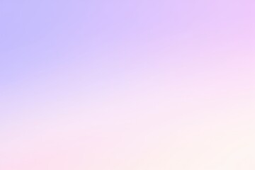 Fototapeta premium A soft gradient background blending pastel purple and pink hues, creating a calming and serene ambiance. The tones are smooth and gradually merge.