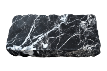 Elegant black and white marble slab striking veining pattern polished surface natural stone texture