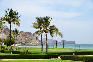 Al Bustan beach. Oman