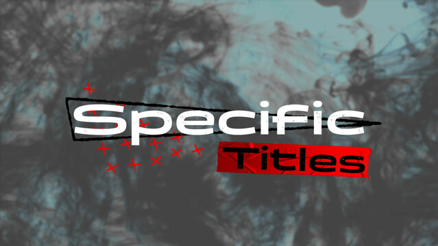 Specific Title 01