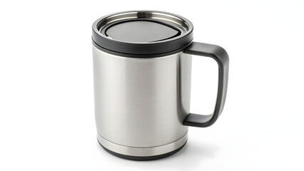 Thermo mug mockup isolated