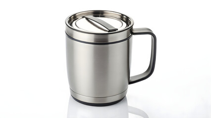 Thermo mug mockup isolated