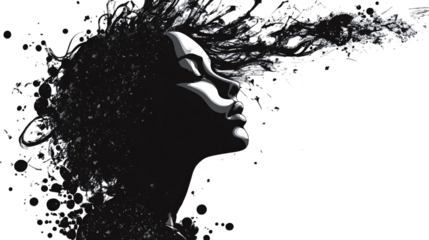 Stencil Art for Crafting and Home Decor - Isolated on White Background