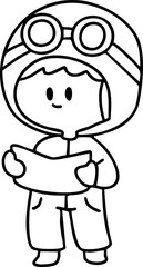 Cartoon Boys and girls School picture elements Character Illustration