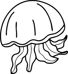 Cartoon sea Summer picture elements Illustration