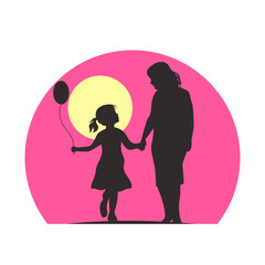 Happy Mother's Day Illustration