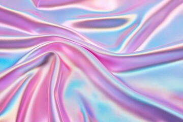 Obraz premium Soft, iridescent fabric folds