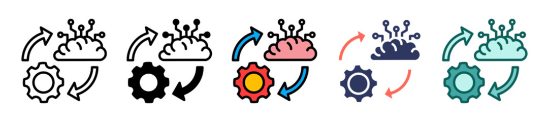 Ai Integration multiple icon
