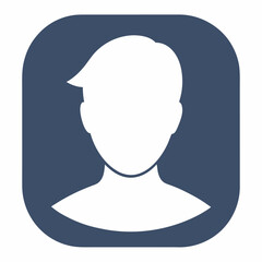 Mobile App icon on white background