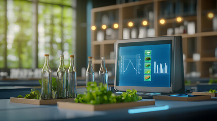 Analyzing beverage trends through data visualization in an indoor environment with eye-level technology insights