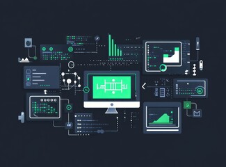 Complex network of interconnected digital devices