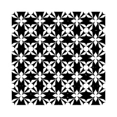 Vector Cute Ornamental Seamless Pattern. Geometric Flower Stylish Texture. Vector Floral Ornamental Seamless Pattern. Geometric Flower Stylish Texture. Abstract Retro Tile Texture.