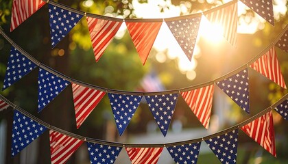 american flag bunting