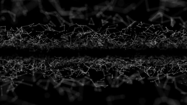 Abstract plexsus 4K video background.