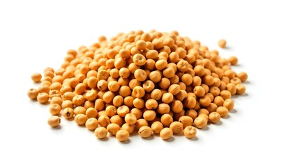 buckwheat isolated on white background