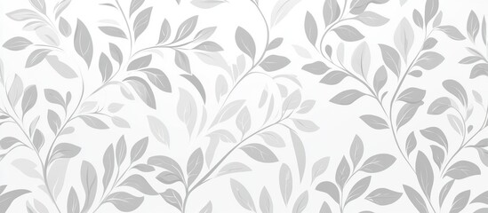 Delicate gray leaf pattern (1)