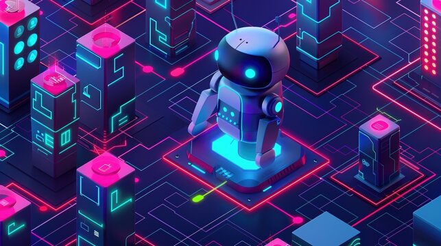 Dynamic visualization of crypto trends and artificial intelligence integration