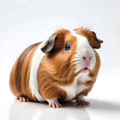 Adorable Long-haired Guinea Pig