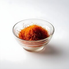 Fototapeta premium Saffron Threads in Glass Bowl