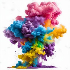 Fototapeta premium Colorful Ink Explosion