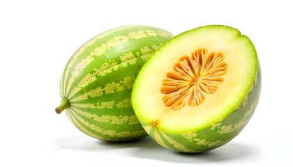 melon on isolated on white background
