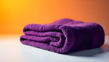 Bath towel isolated on white