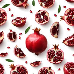 Pomegranate Fruit Pattern