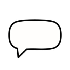 Naklejka premium Speech bubble vector illustration for communication design and message template graphic resource art 00