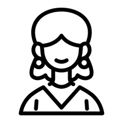 This Aunty icon is suitable for Family, Fathers Day, Family Day, etc