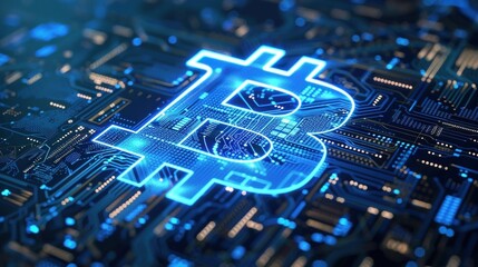 High-tech data concept showcasing AI crypto analytics and smart interfaces