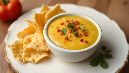 Chips and Queso, craft clay. with white shades