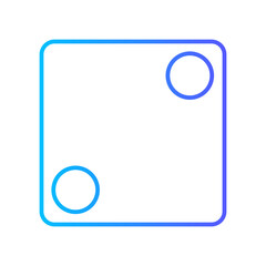 dice gradient icon