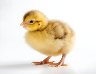 Obraz premium Cute Fluffy Baby Chick