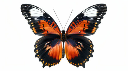 Obraz premium Orange Black Butterfly Wings Illustration