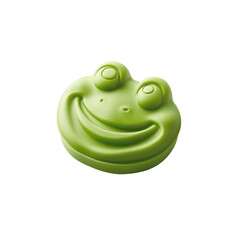 Happy Frog-Shaped Matcha Dessert