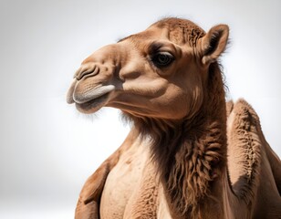 Obraz premium Close-up Portrait of a Young Camel