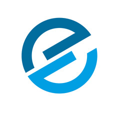 Letter E  initial logo design vector template.